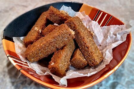 Гренки чесночные