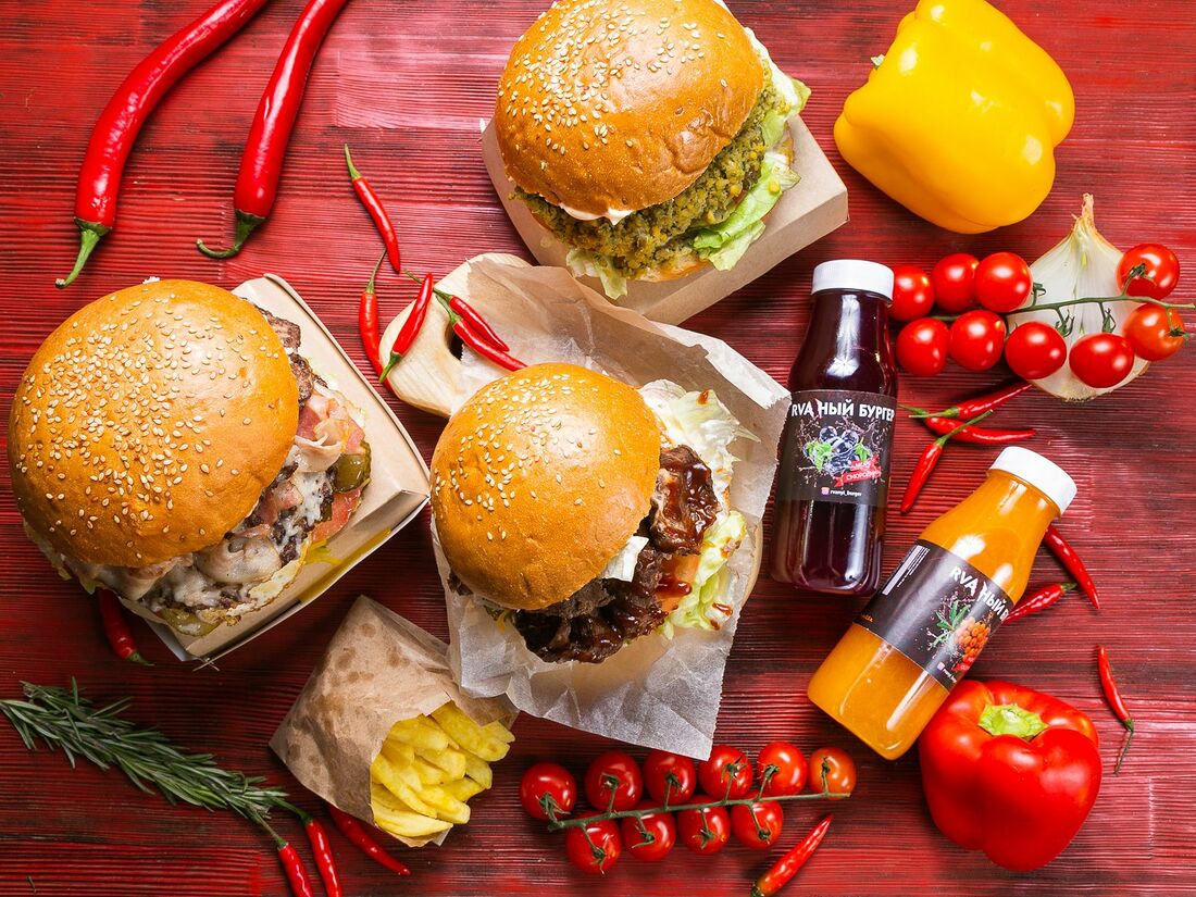 Рваный бургер