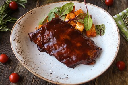 Свиные ребра BBQ