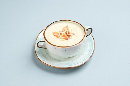 Суп Сырный с сёмгой