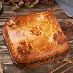 Пирог с брынзой и овощами