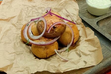 Шампиньоны на углях