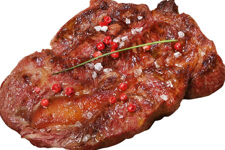 Стейк из мраморной говядины