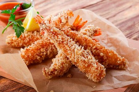 Креветки темпура 