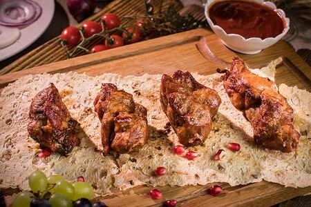 Шашлык из cвинoй шейки