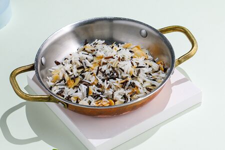 Дикий рис с миндалем