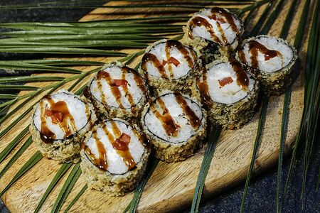 Жареный ролл Чикен темпура