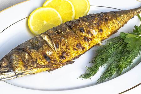 Скумбрия на мангале