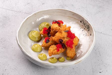 Тигровые креветки в темпуре