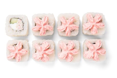 Ролл Лава с крабом