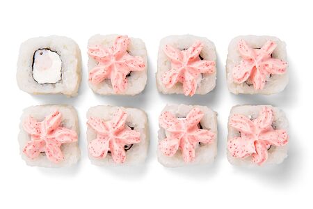 Ролл Лава с креветкой