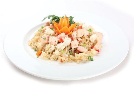 Рис с морепродуктами