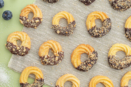 Печенье Колечко с фундуком