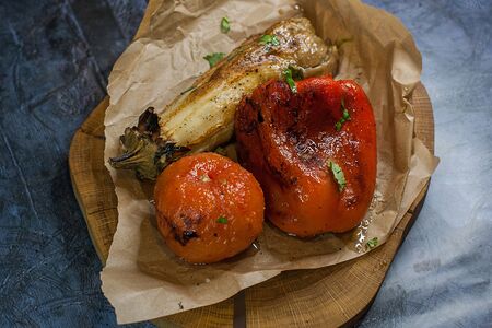 Овощи на мангале