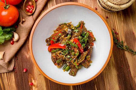 Тёплый салат от шефа