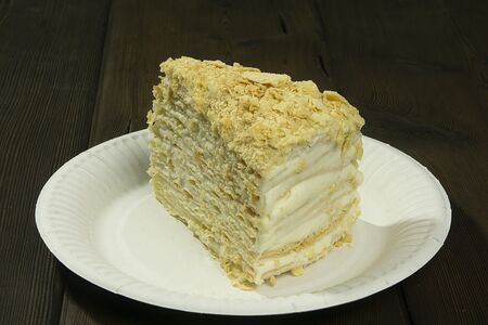 Торт Наполеон кусок