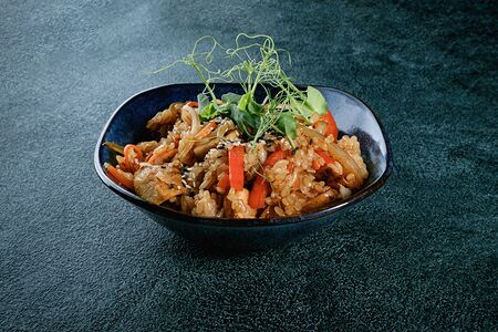 Тяхан с куриным филе