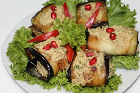 Фаршированные баклажаны