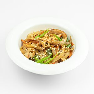 Wok с кальмаром