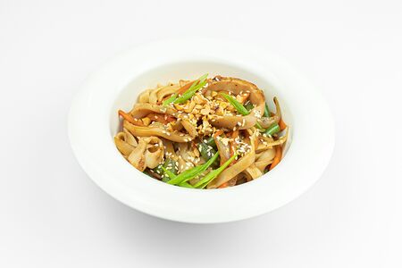 Wok с кальмаром