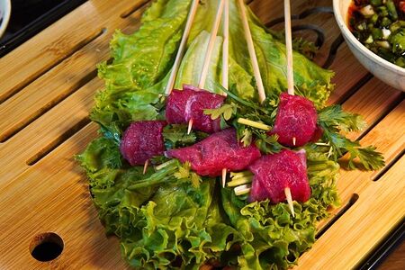 Мини-шашлычки Говядина с кинзой