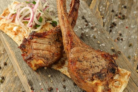 Шашлык из телячьей корейки