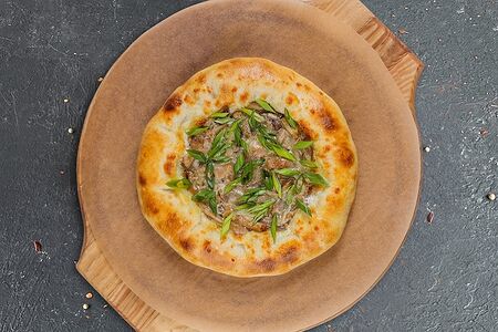 Хачапури по-аджарски с лесными грибами