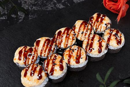 Запеченный Сырный с лососем