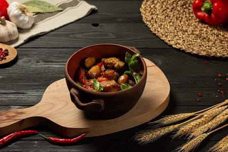 Жаркое из свинины с овощами