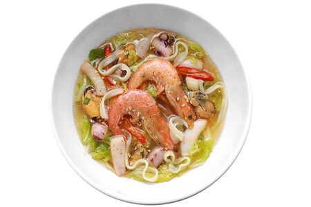 Куксу с морепродуктами