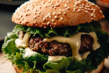 Бургер с телятиной