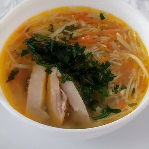 Суп-лапша с курицей