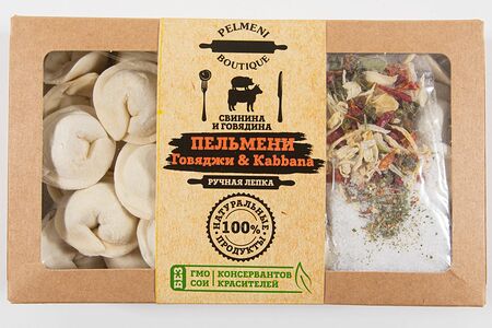 Замороженные пельмени со свининой и говядиной