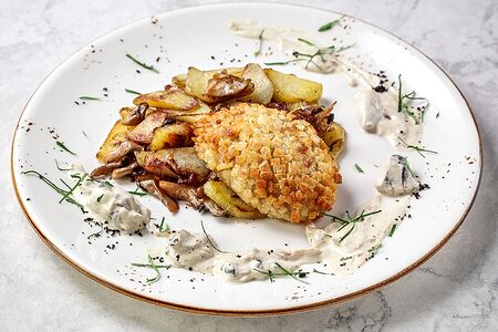 Котлета Пожарская с картофелем Пушкин