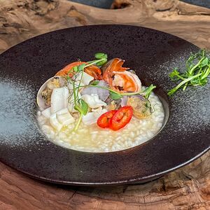 Ризотто с морепродуктами