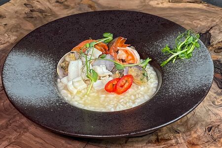 Ризотто с морепродуктами