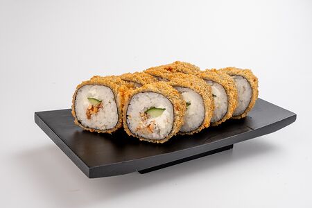 Темпура с жареным лососем