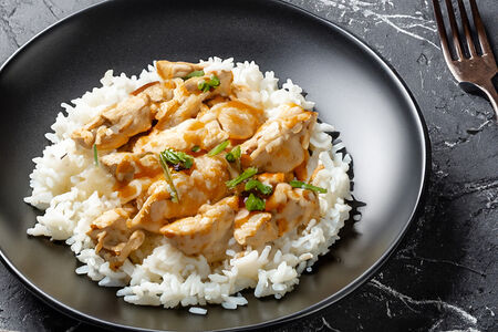 Рис с курицей