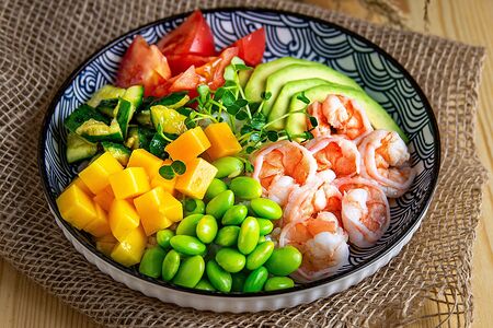 Поке с креветкой