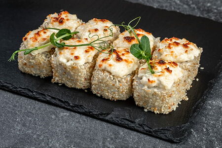 Запечённый с курицей и овощами