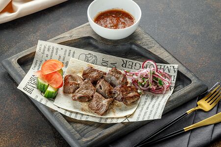 Шашлык из бараньей мякоти халяль