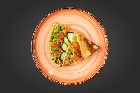 Блинчик с сёмгой