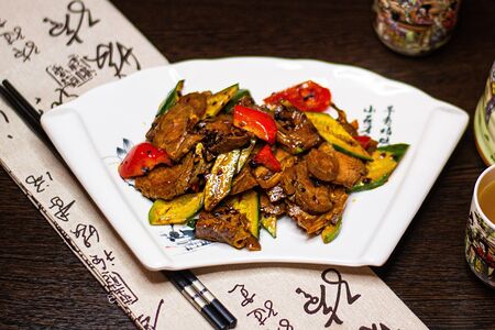 Салат из ароматной говядины