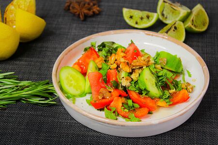 Кавказский овощной салат