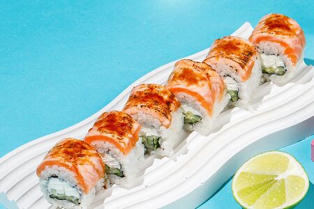 Ролл Филадельфия карамельная