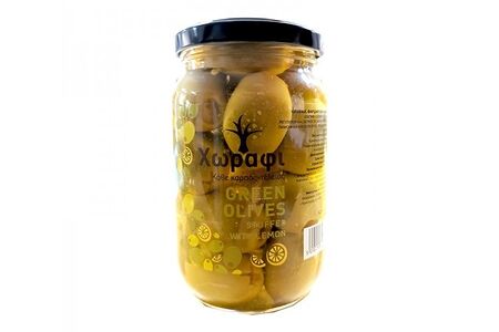 Оливки греческие, фаршированные лимоном