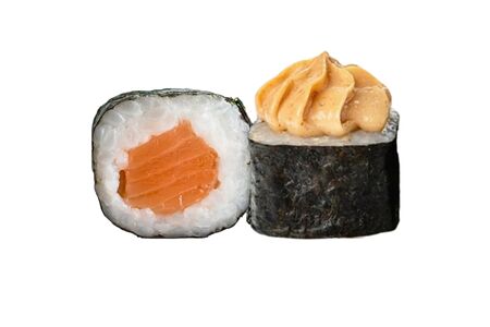 Мак с лососем спайси