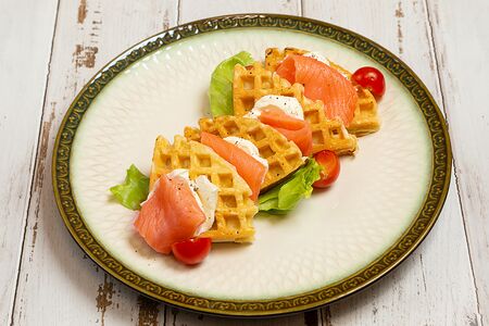 Вафли Сливочный лосось