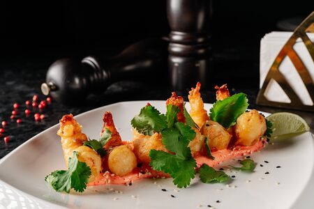 Креветки спайси темпура