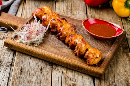 Шашлык из куриного бедра